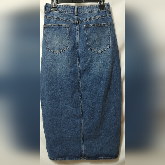 Sweaty Rocks Denim Maxi Skirt  Size Med NWOT - Picture 3 of 9